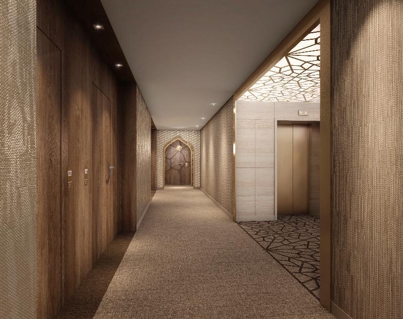 Sheraton Makkah Jabal Al Kaaba Hotel Мекка Экстерьер фото A corridor